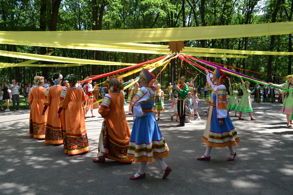 Городской праздник "Троица" в парке Маршалково